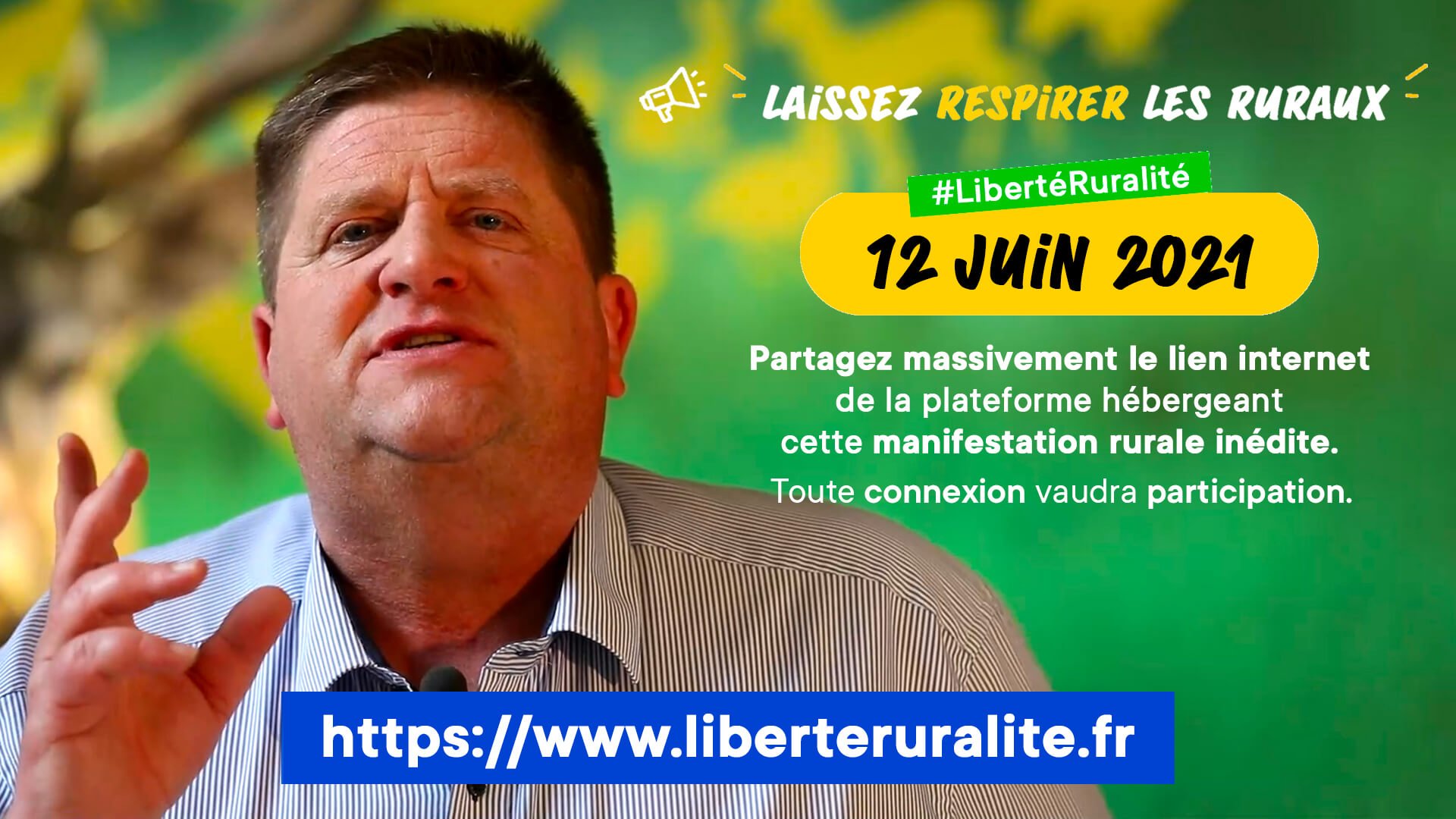 Samedi 12 juin : 1ère manifestation virtuelle pour la défense de la ruralité